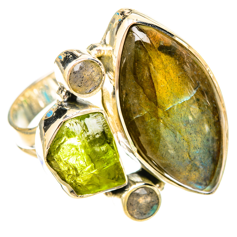 Labradorite Rings handcrafted by Anasilvercos - RING120370 - Photo 2