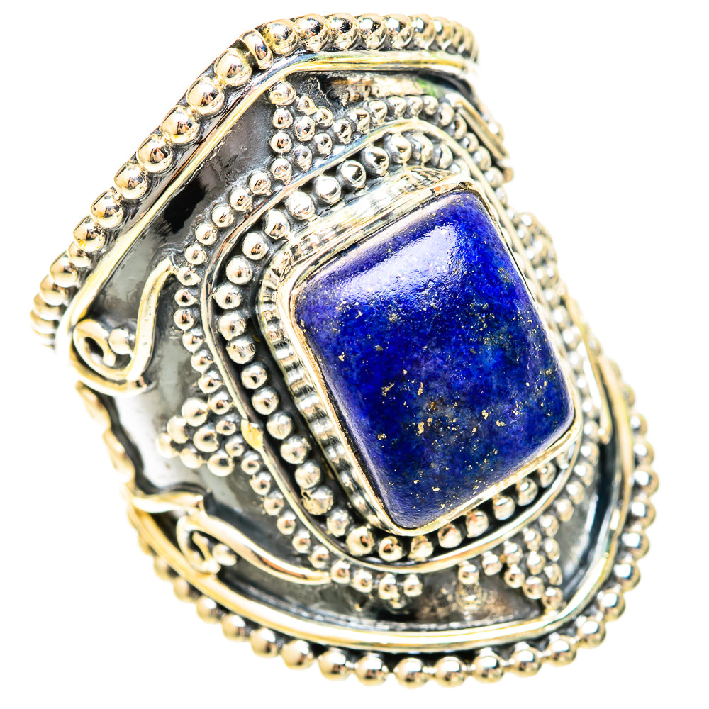 Lapis Lazuli Rings handcrafted by Anasilvercos - RING120380 - Photo 2