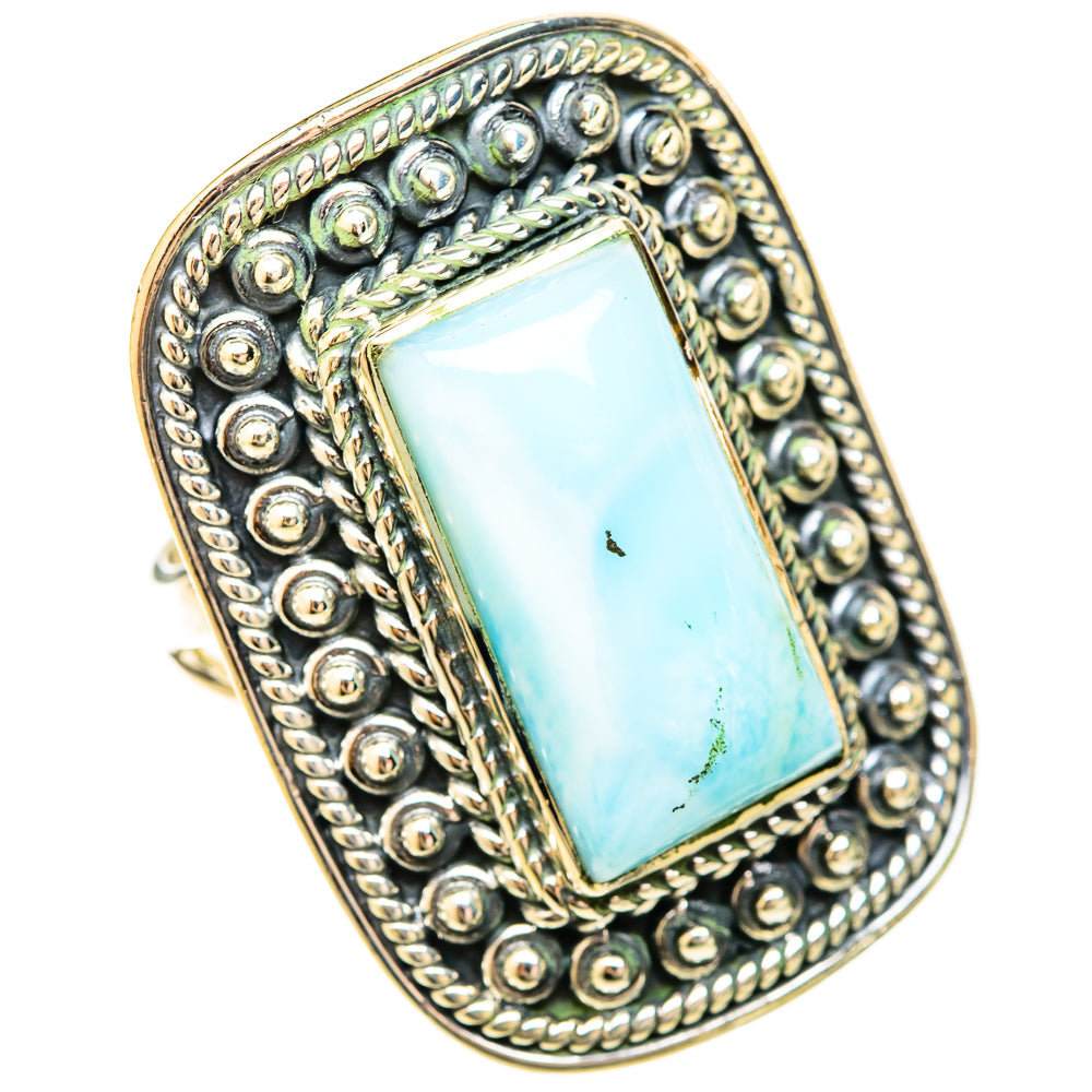 Larimar Rings handcrafted by Anasilvercos - RING120417 - Photo 2