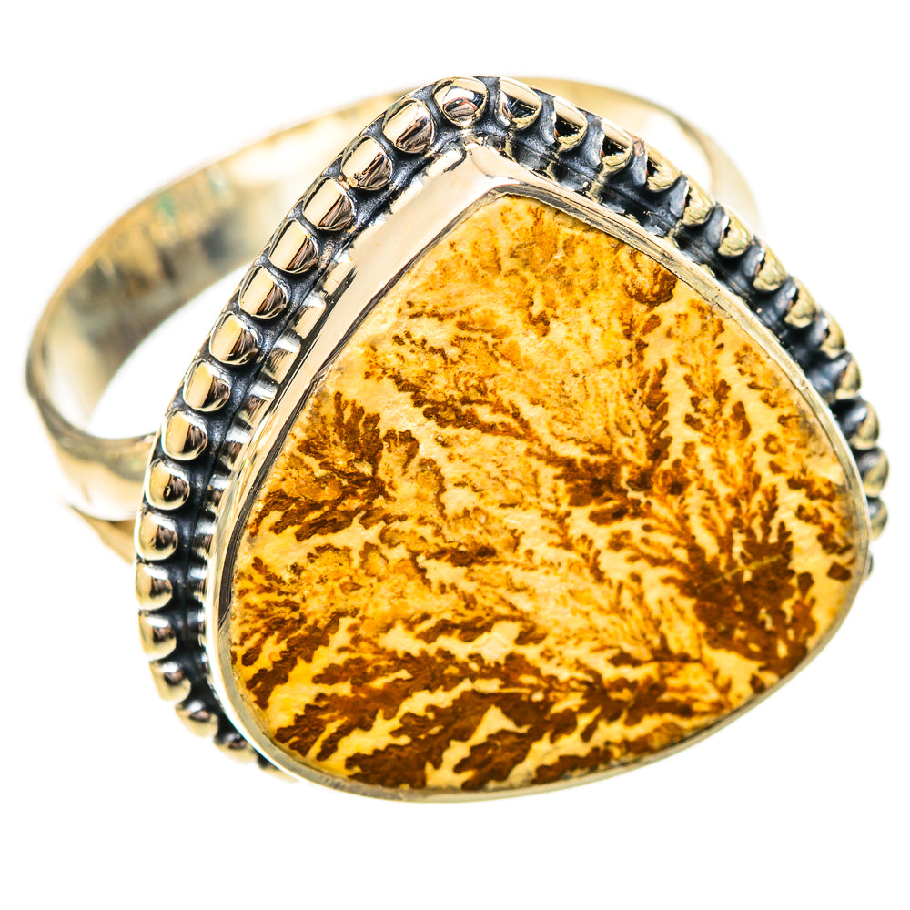 Germany Psilomelane Dendrite Rings handcrafted by Anasilvercos - RING120436 - Photo 2