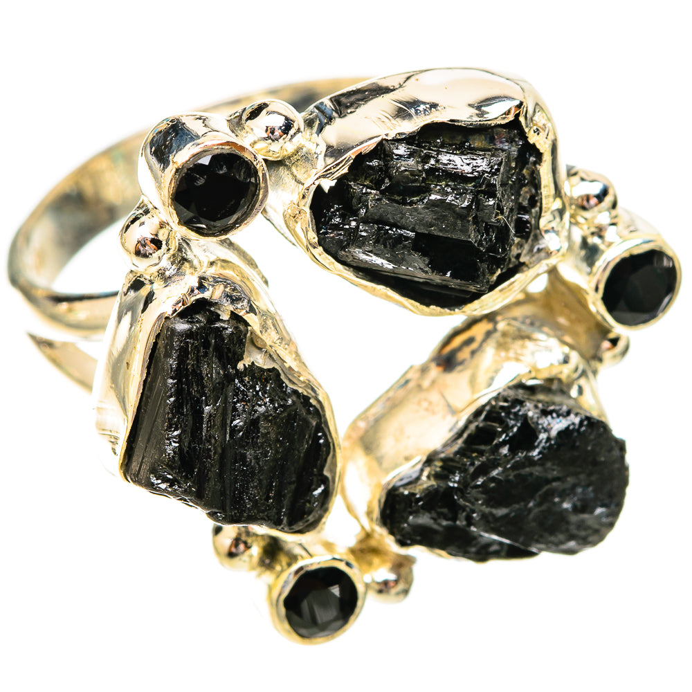 Black Tourmaline Rings handcrafted by Anasilvercos - RING120449 - Photo 2