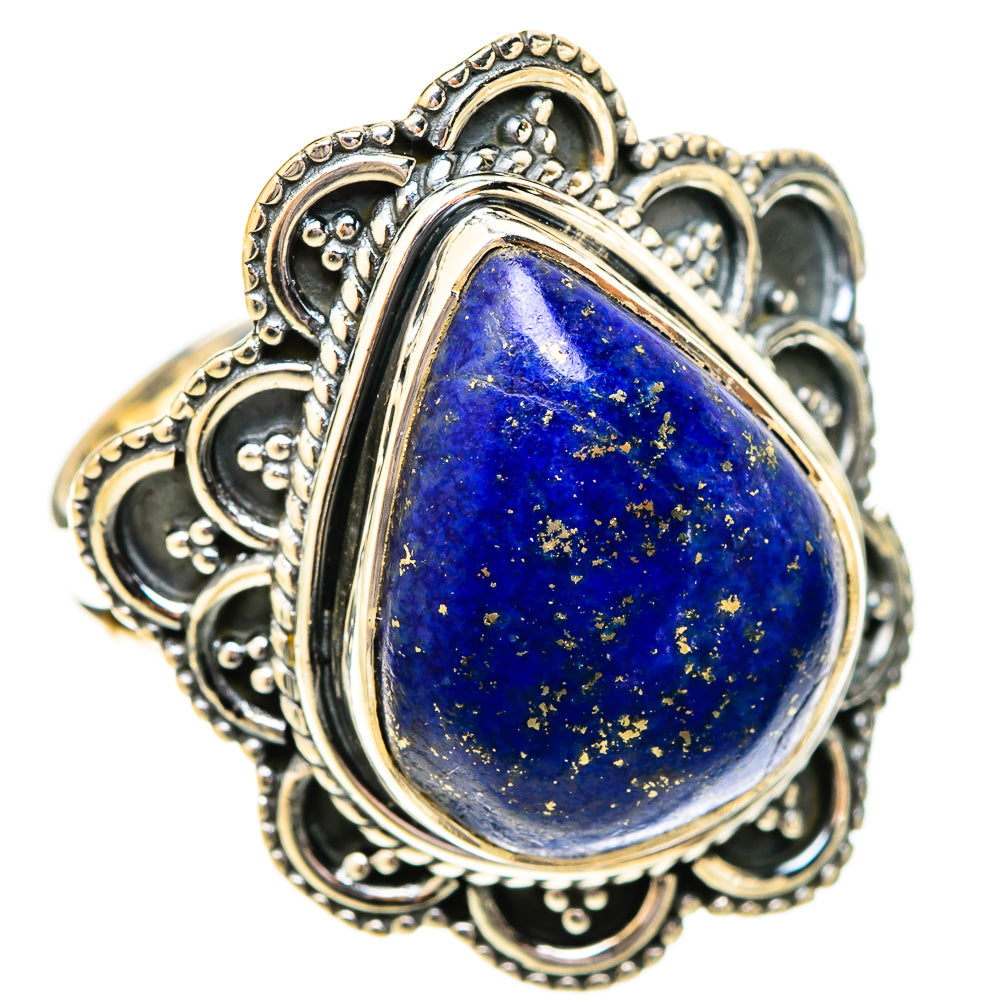 Lapis Lazuli Rings handcrafted by Anasilvercos - RING120463 - Photo 2