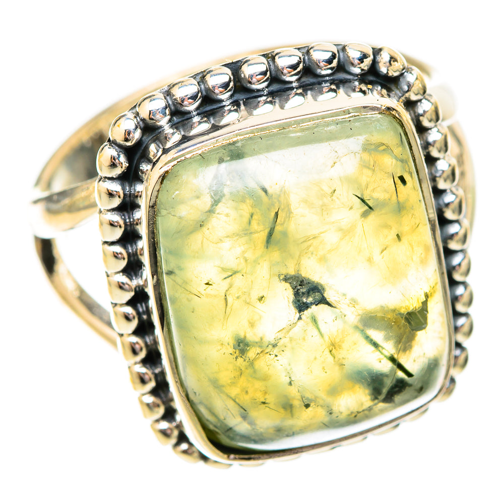 Prehnite Rings handcrafted by Anasilvercos - RING120469 - Photo 2
