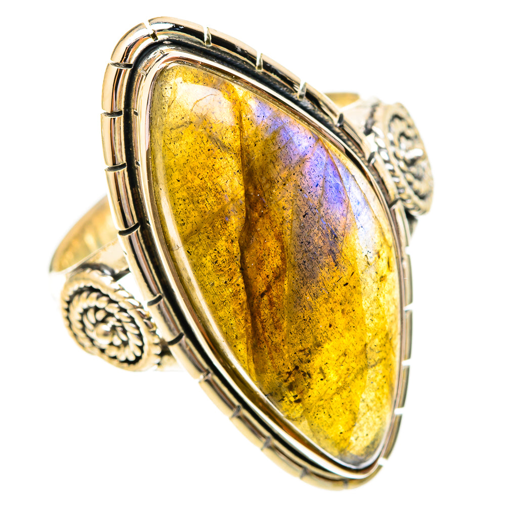 Labradorite Rings handcrafted by Anasilvercos - RING120499 - Photo 2