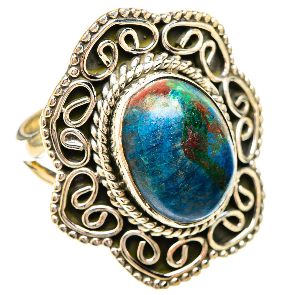 Azurite Rings handcrafted by Anasilvercos - RING120501 - Photo 2