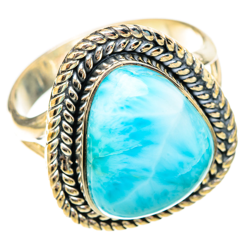 Larimar Rings handcrafted by Anasilvercos - RING120503 - Photo 2
