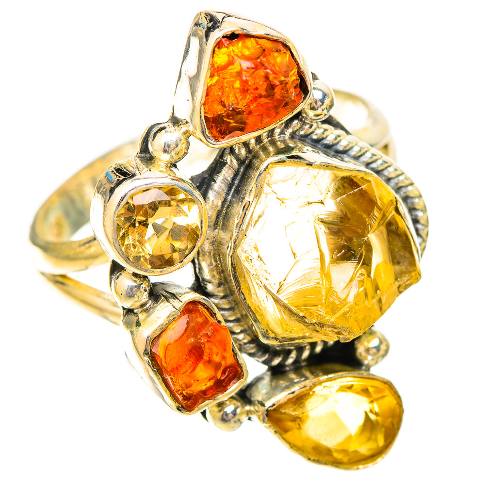 Citrine Rings handcrafted by Anasilvercos - RING120514 - Photo 2