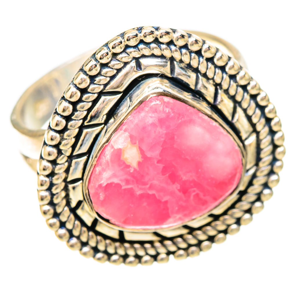 Rhodochrosite Rings handcrafted by Anasilvercos - RING120517 - Photo 2