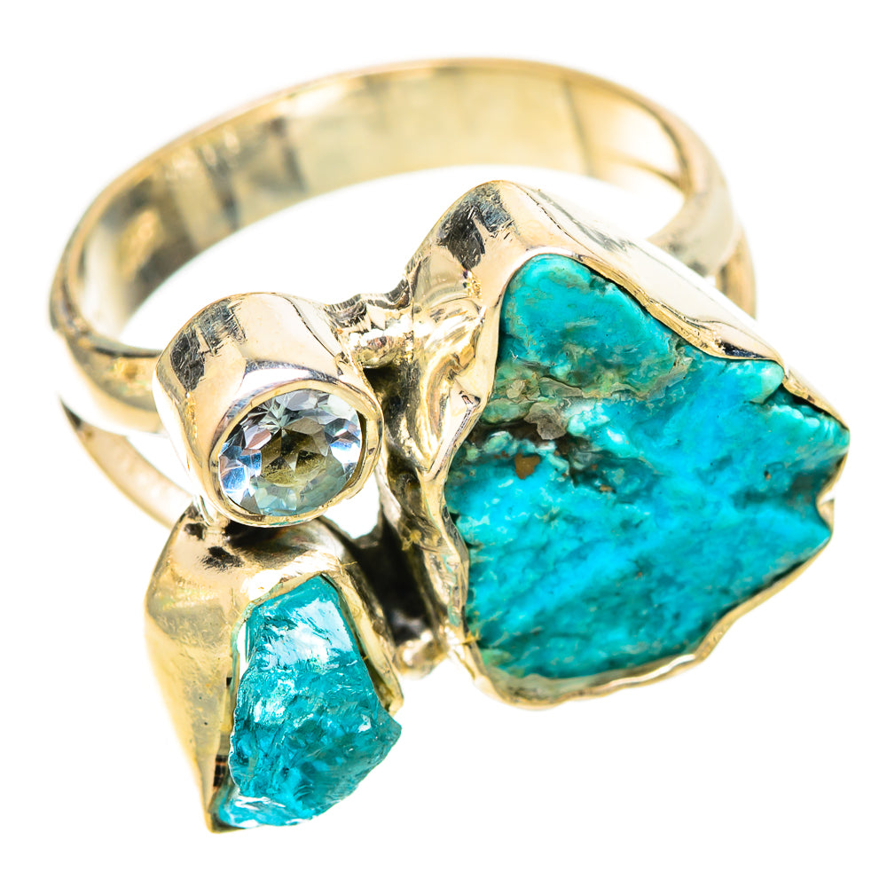 Turquoise Rings handcrafted by Anasilvercos - RING120532 - Photo 2