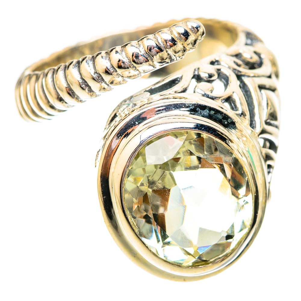 Green Amethyst Rings handcrafted by Anasilvercos - RING120540 - Photo 2