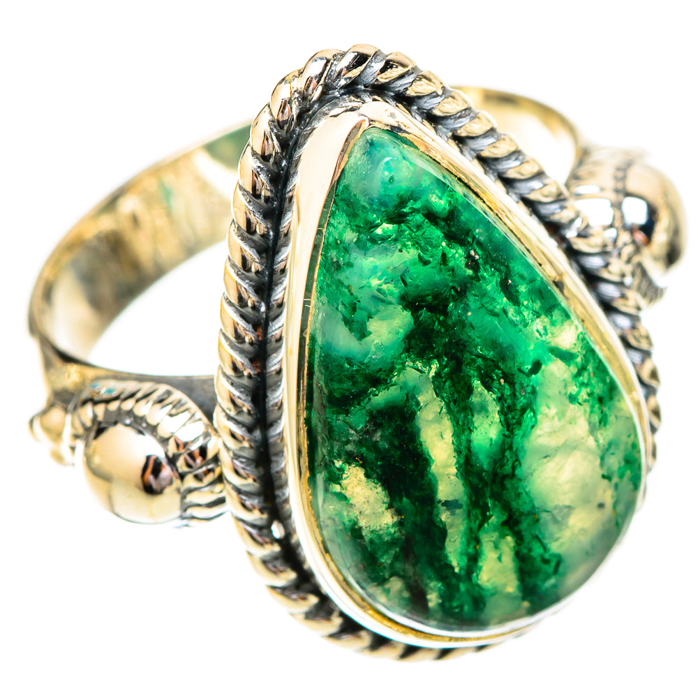 Green Aventurine Rings handcrafted by Anasilvercos - RING120541 - Photo 2