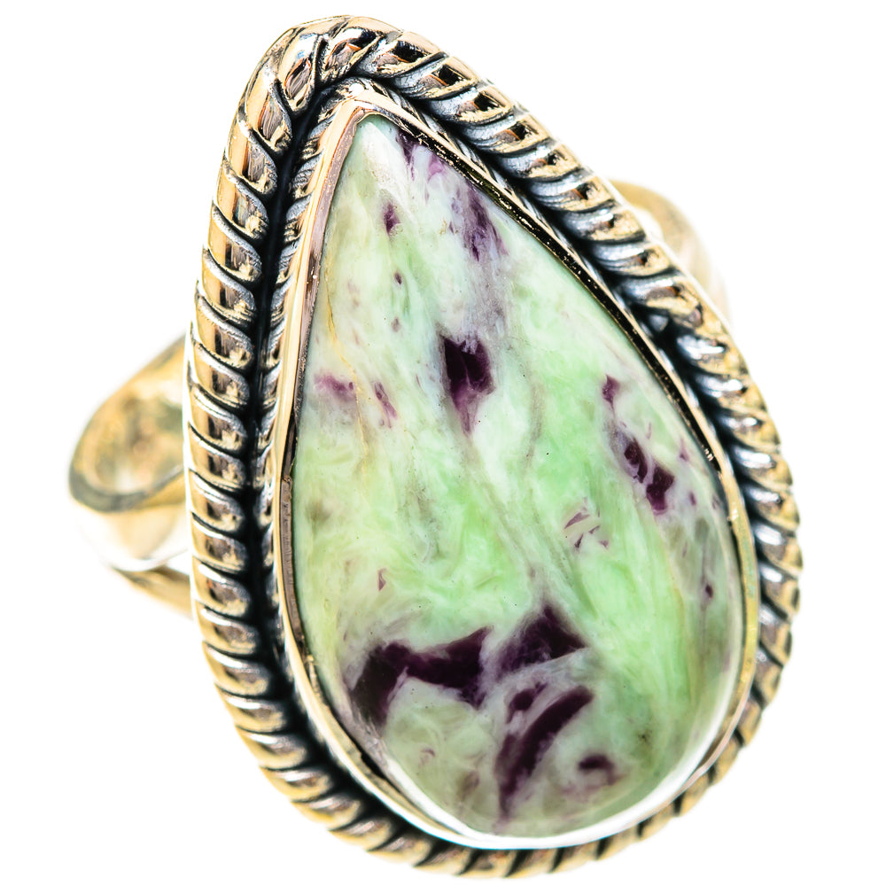 Charoite Rings handcrafted by Anasilvercos - RING120544 - Photo 2