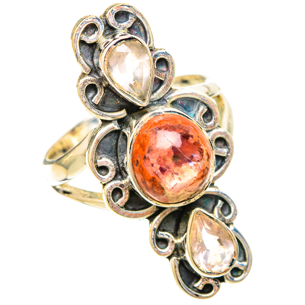 Mexican Fire Opal Rings handcrafted by Anasilvercos - RING120563 - Photo 2