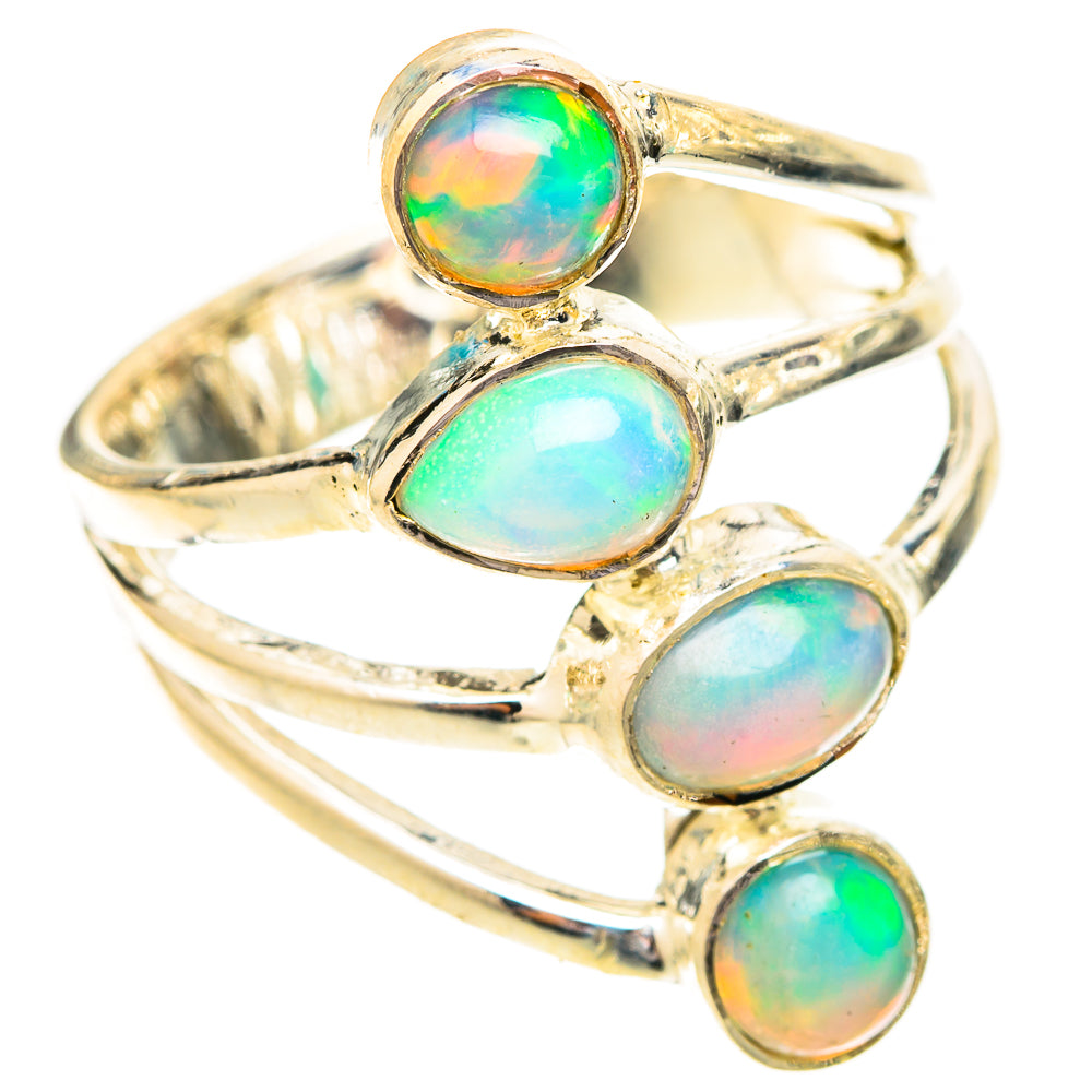 Ethiopian Opal Rings handcrafted by Anasilvercos - RING120564 - Photo 2