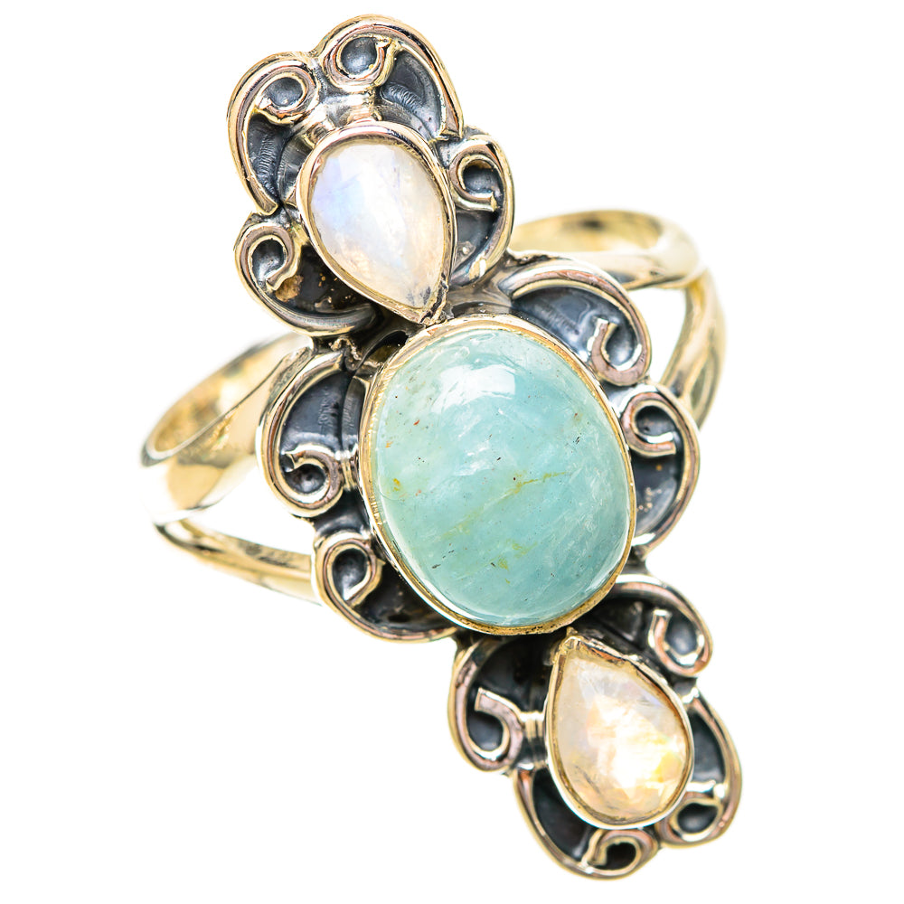 Aquamarine Rings handcrafted by Anasilvercos - RING120566 - Photo 2