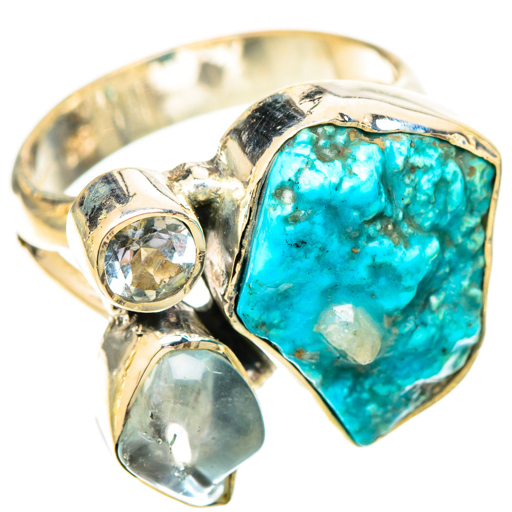Turquoise Rings handcrafted by Anasilvercos - RING120567 - Photo 2