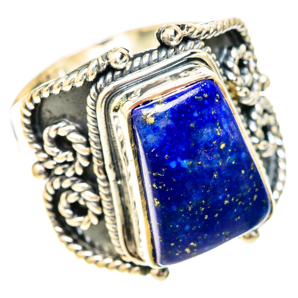 Lapis Lazuli Rings handcrafted by Anasilvercos - RING120570 - Photo 2
