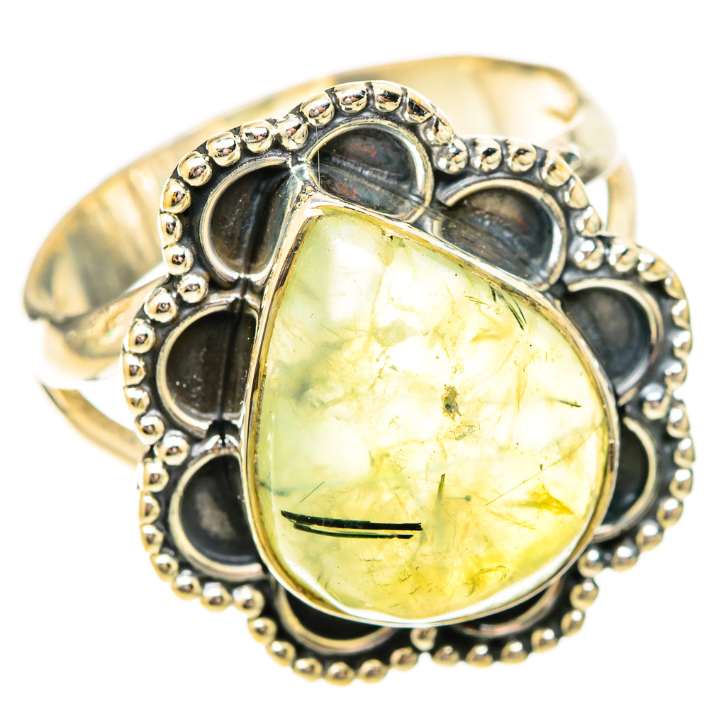 Prehnite Rings handcrafted by Anasilvercos - RING120572 - Photo 2