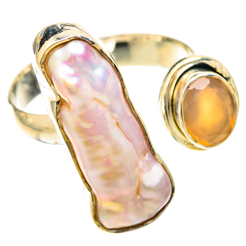 Mother Of Pearl Rings handcrafted by Anasilvercos - RING120596 - Photo 2