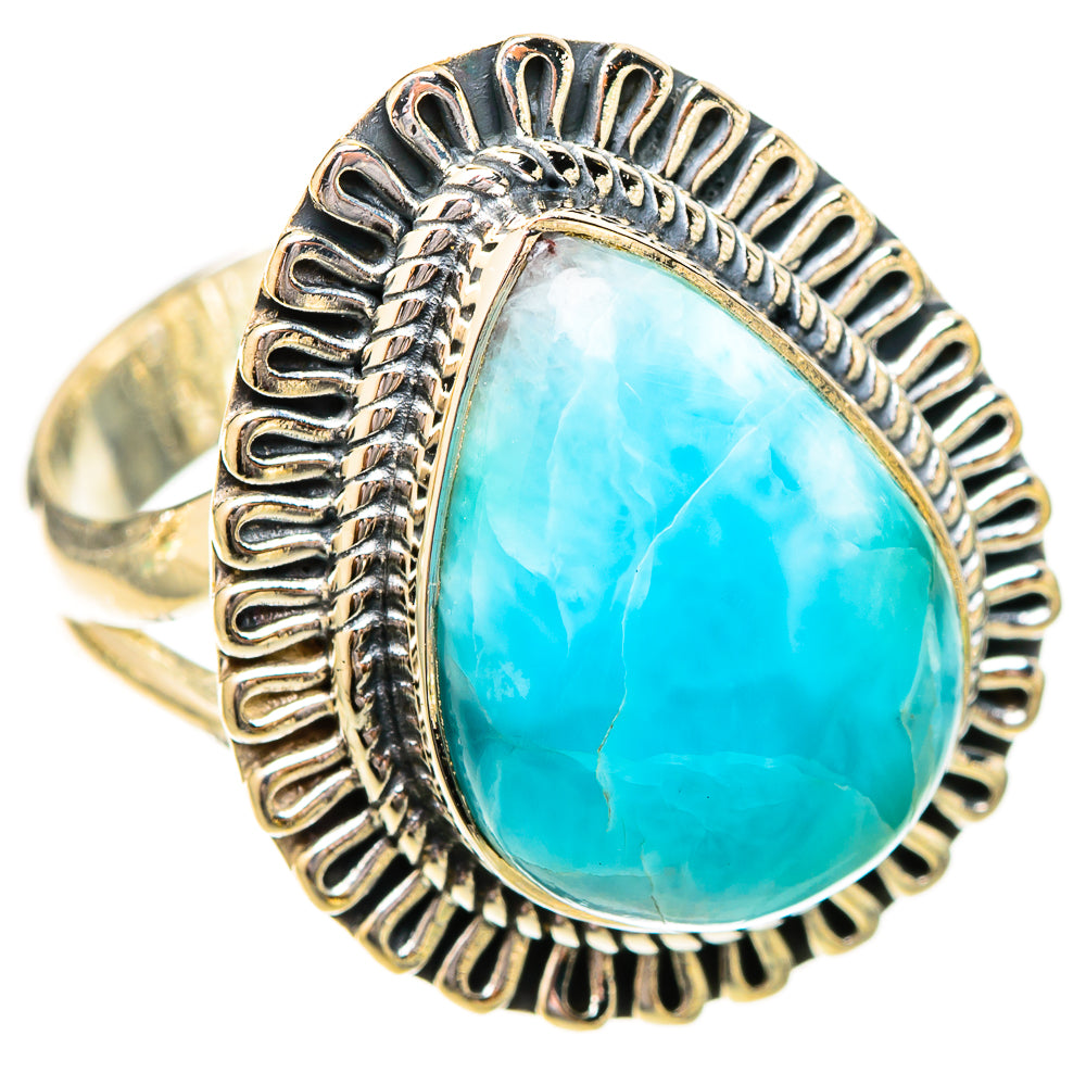 Larimar Rings handcrafted by Anasilvercos - RING120600 - Photo 2