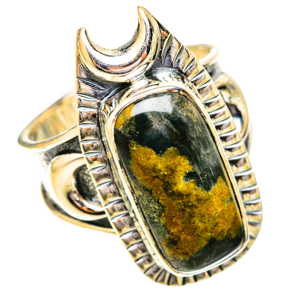 Ocean Jasper Rings handcrafted by Anasilvercos - RING120610 - Photo 2