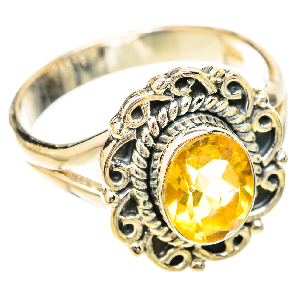 Citrine Rings handcrafted by Anasilvercos - RING120612 - Photo 2