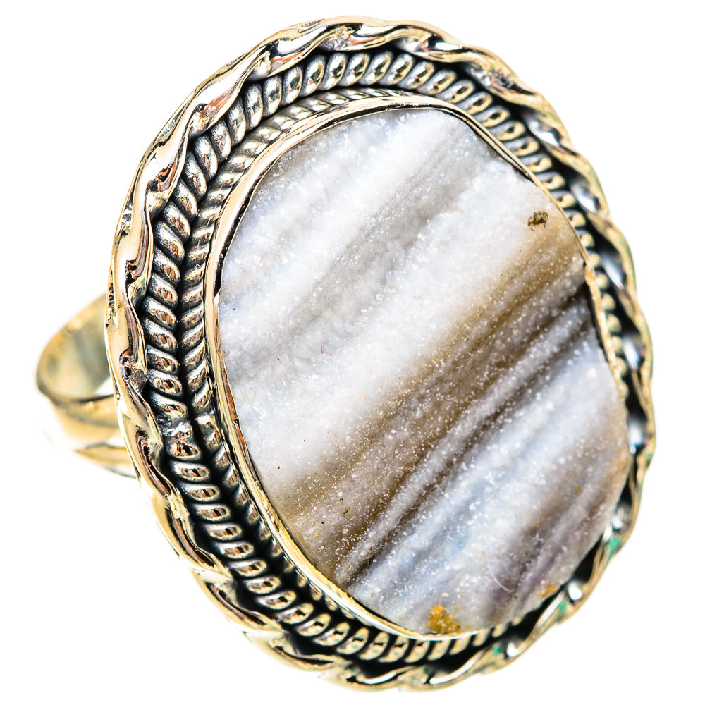 Desert Druzy Rings handcrafted by Anasilvercos - RING120640 - Photo 2