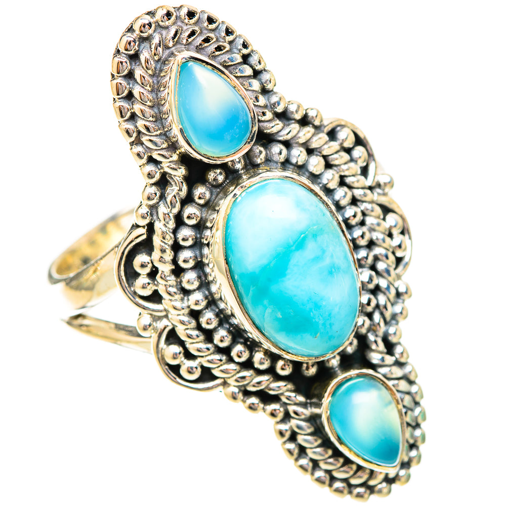 Larimar Rings handcrafted by Anasilvercos - RING120643 - Photo 2