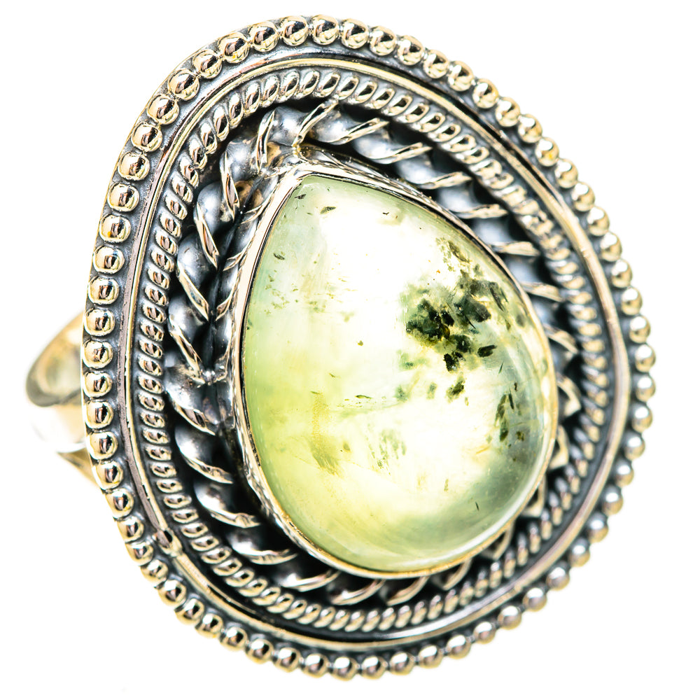 Prehnite Rings handcrafted by Anasilvercos - RING120657 - Photo 2
