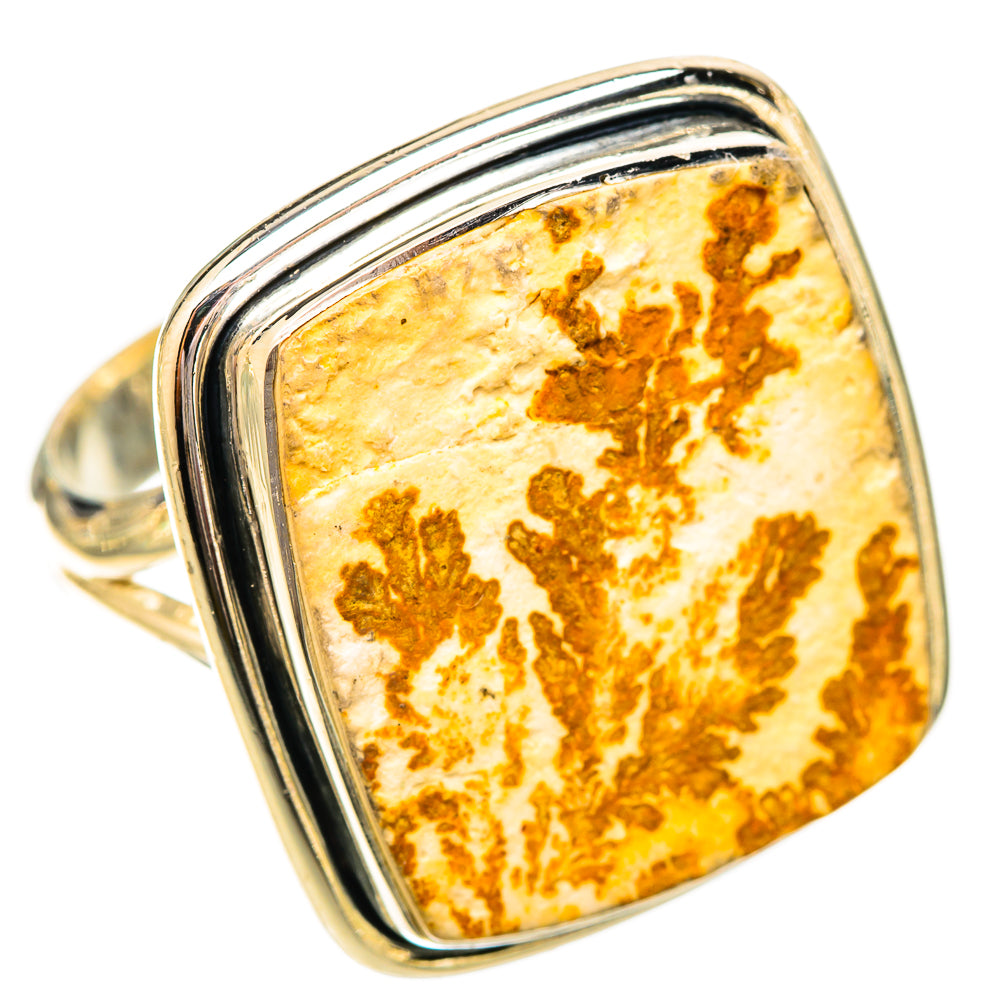Germany Psilomelane Dendrite Rings handcrafted by Anasilvercos - RING120661 - Photo 2