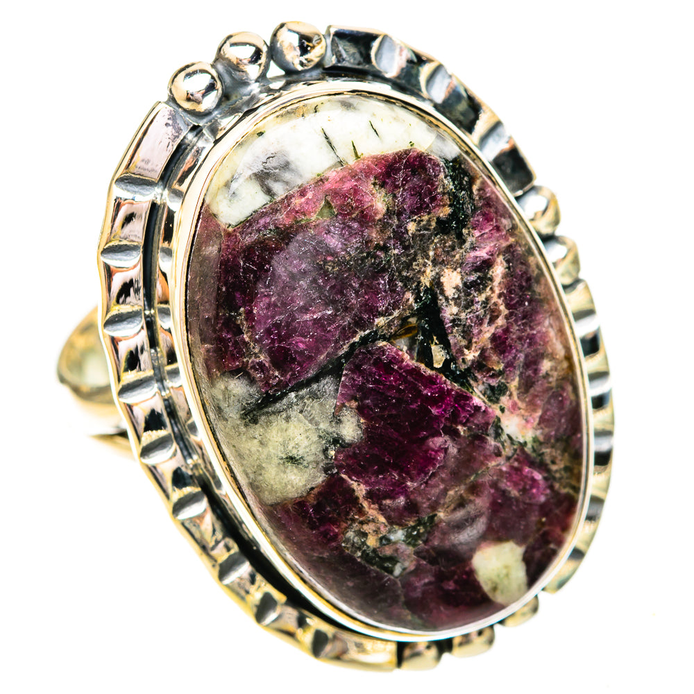 Russian Eudialyte Rings handcrafted by Anasilvercos - RING120673 - Photo 2