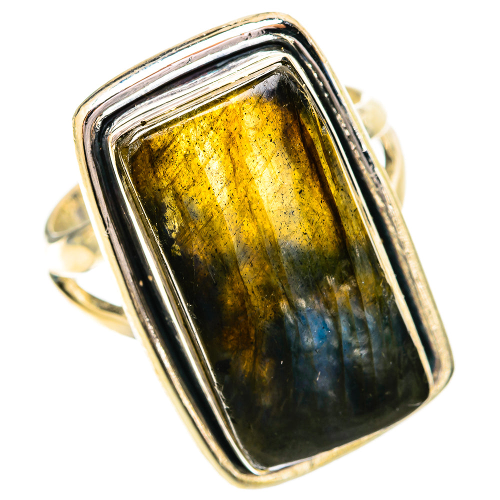 Labradorite Rings handcrafted by Anasilvercos - RING120684 - Photo 2