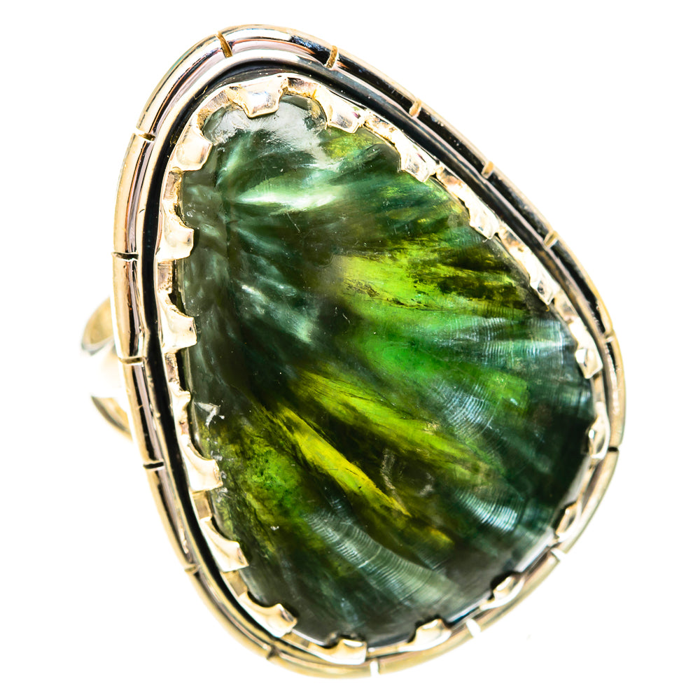 Seraphinite Rings handcrafted by Anasilvercos - RING120697 - Photo 2