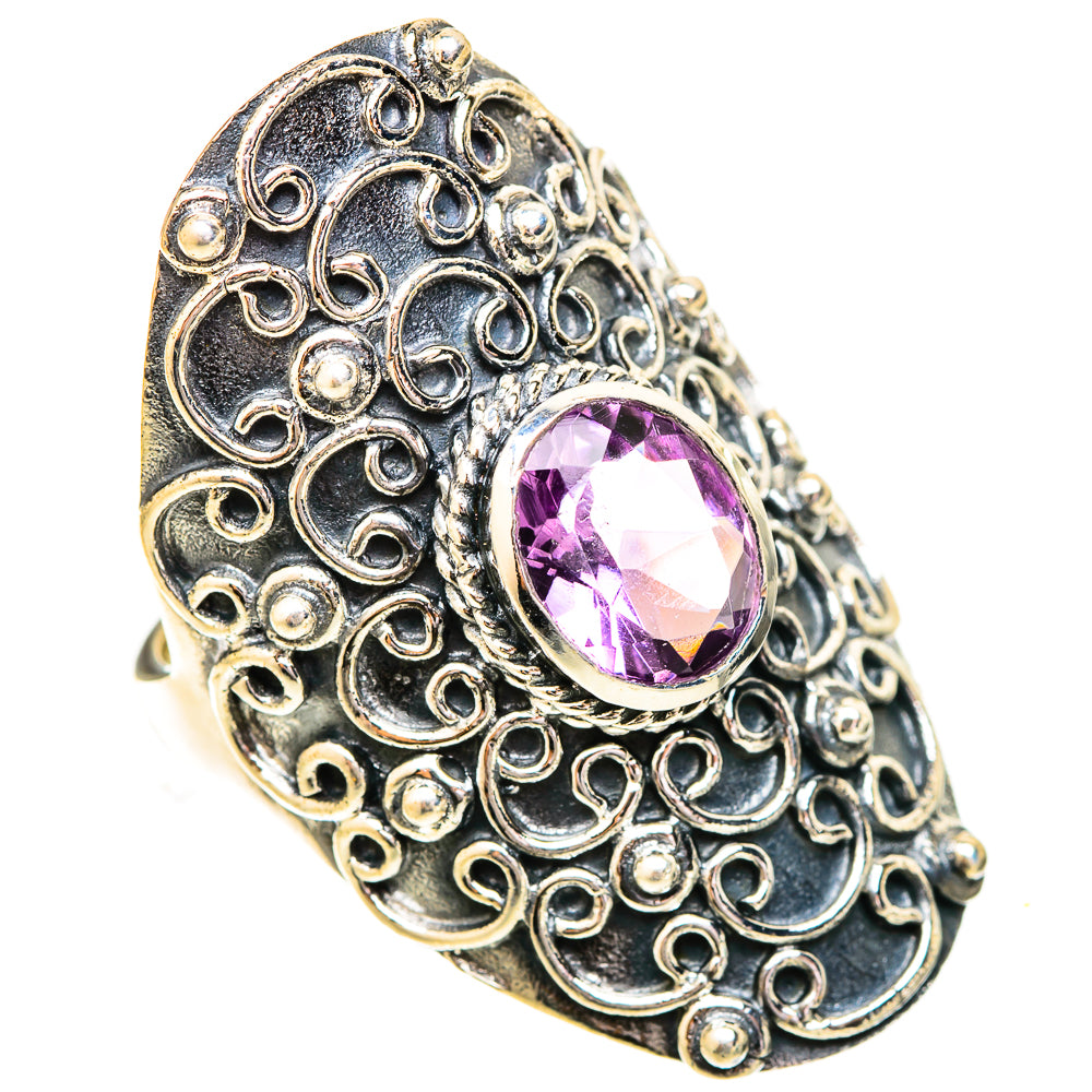 Amethyst Rings handcrafted by Anasilvercos - RING120709 - Photo 2