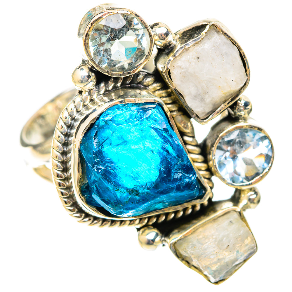 Apatite Rings handcrafted by Anasilvercos - RING120727 - Photo 2