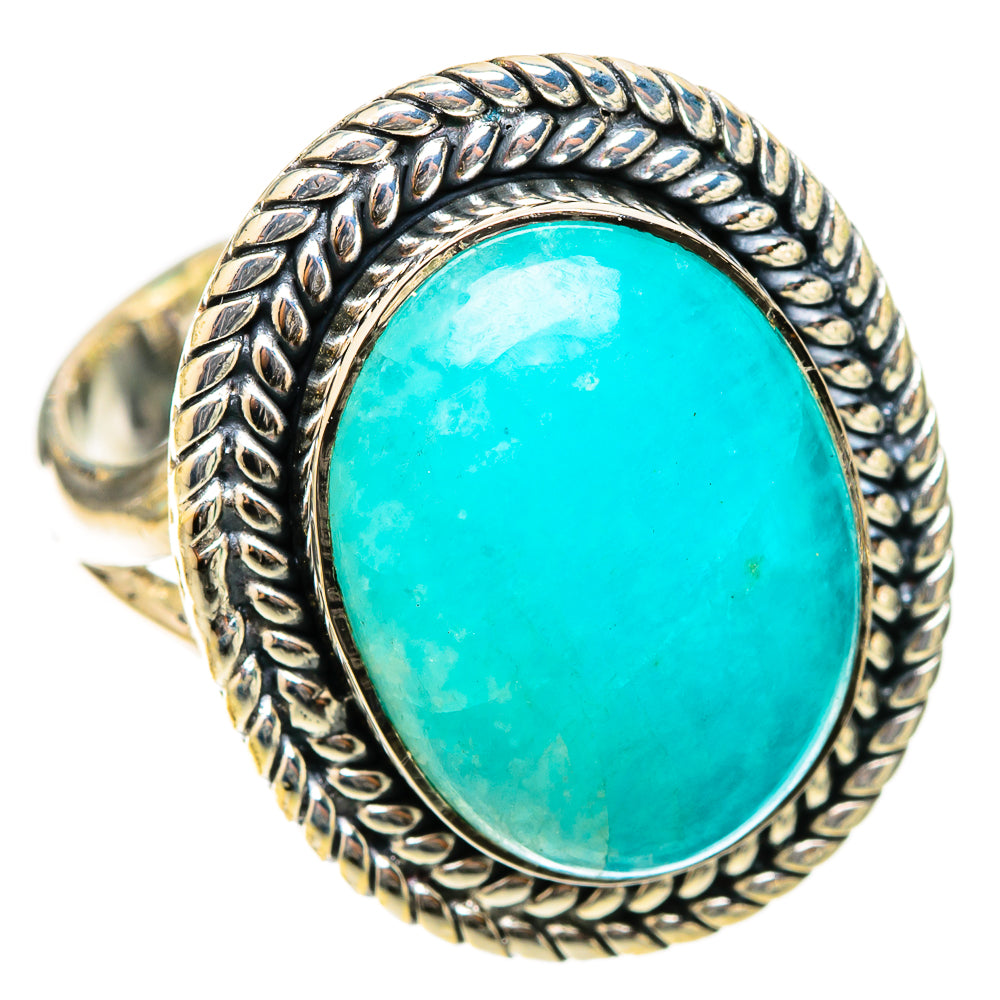 Amazonite Rings handcrafted by Anasilvercos - RING120733 - Photo 2