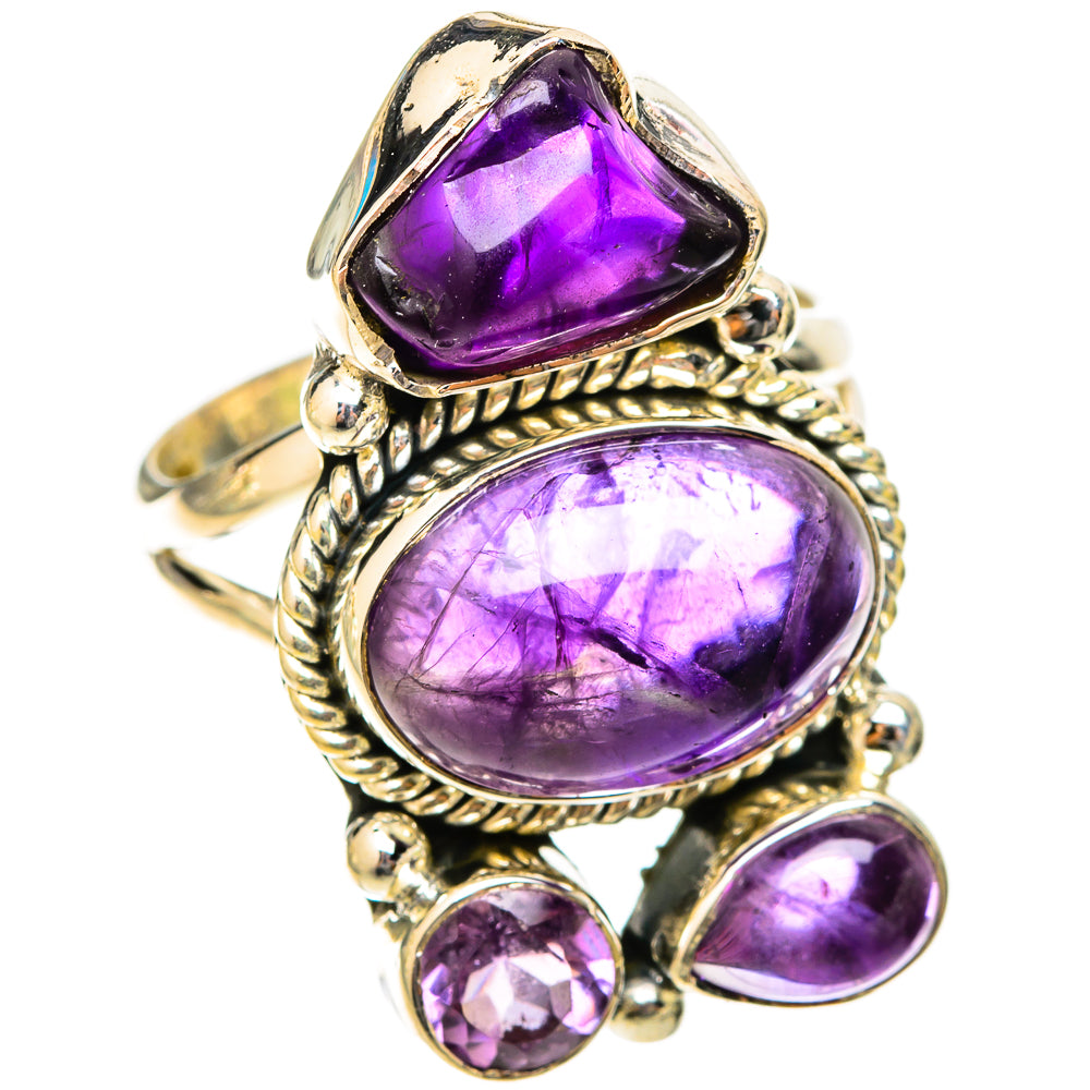 Amethyst Rings handcrafted by Anasilvercos - RING120745 - Photo 2