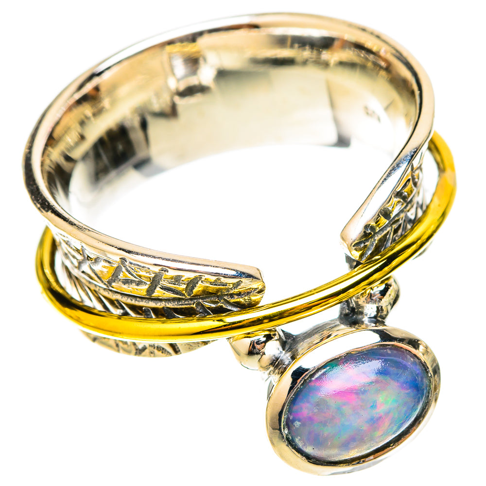 Ethiopian Opal Rings handcrafted by Anasilvercos - RING120755 - Photo 2