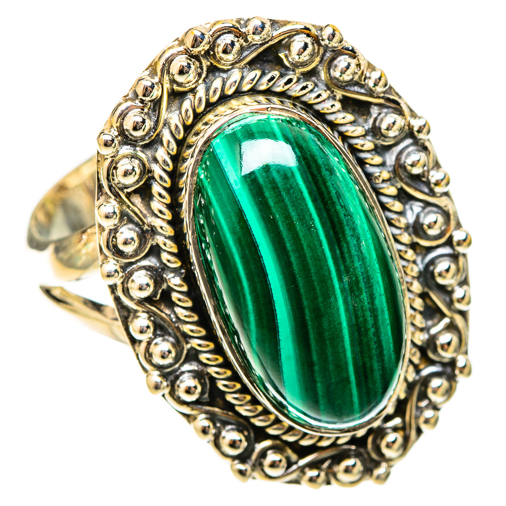 Malachite Rings handcrafted by Anasilvercos - RING120768 - Photo 2