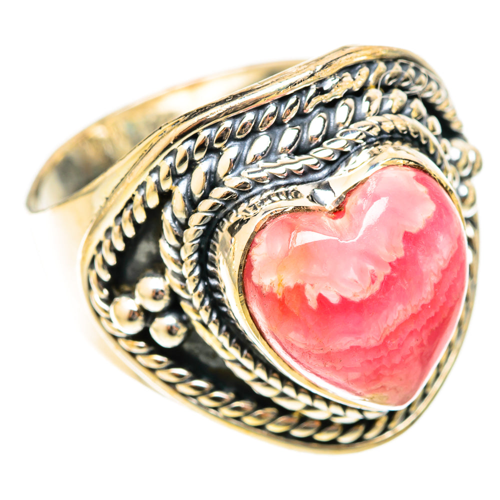 Rhodochrosite Rings handcrafted by Anasilvercos - RING120776 - Photo 2