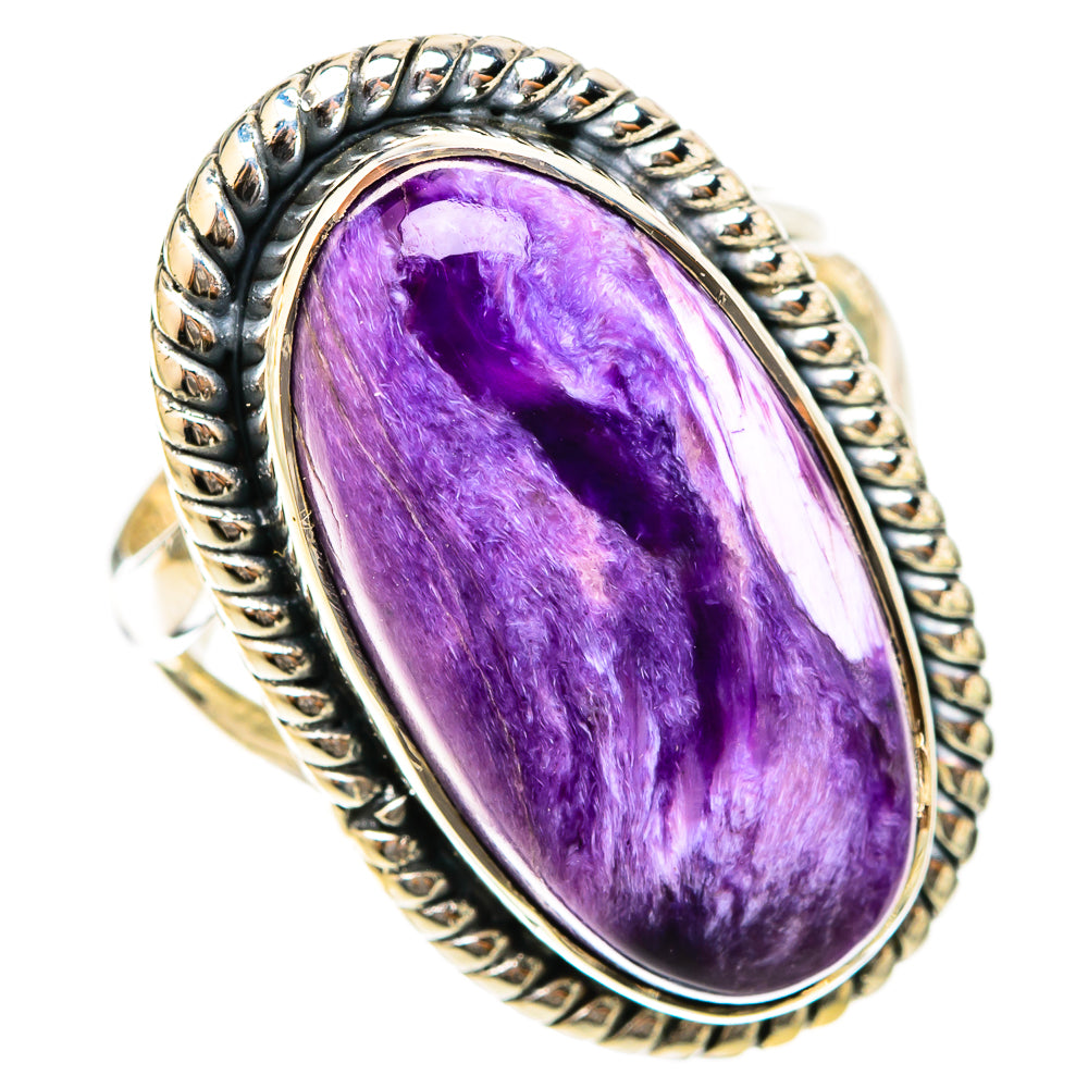 Charoite Rings handcrafted by Anasilvercos - RING120777 - Photo 2