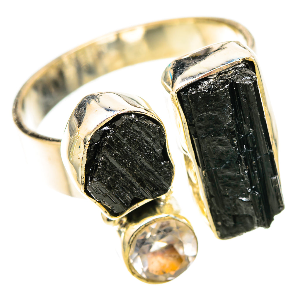 Black Tourmaline Rings handcrafted by Anasilvercos - RING120782 - Photo 2
