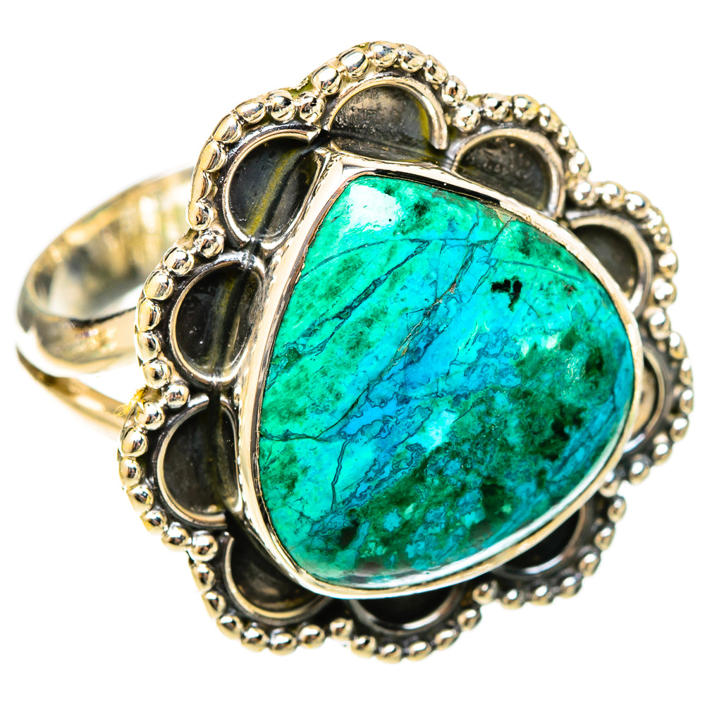 Chrysocolla Rings handcrafted by Anasilvercos - RING120787 - Photo 2