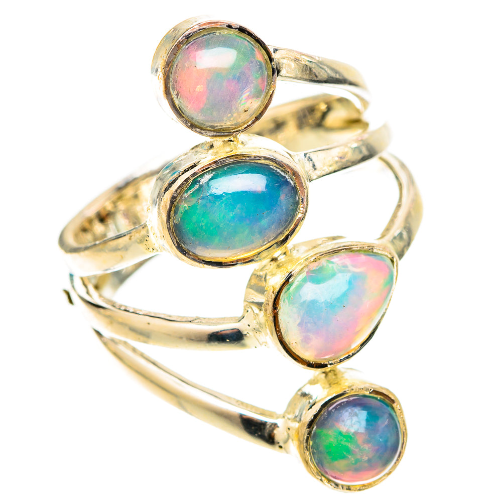 Ethiopian Opal Rings handcrafted by Anasilvercos - RING120789 - Photo 2