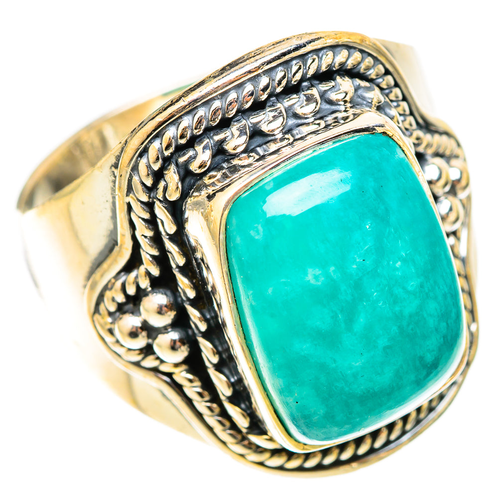 Amazonite Rings handcrafted by Anasilvercos - RING120801 - Photo 2
