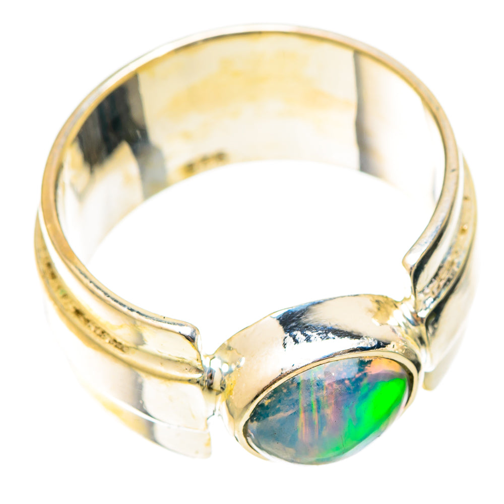 Ethiopian Opal Rings handcrafted by Anasilvercos - RING120819 - Photo 2