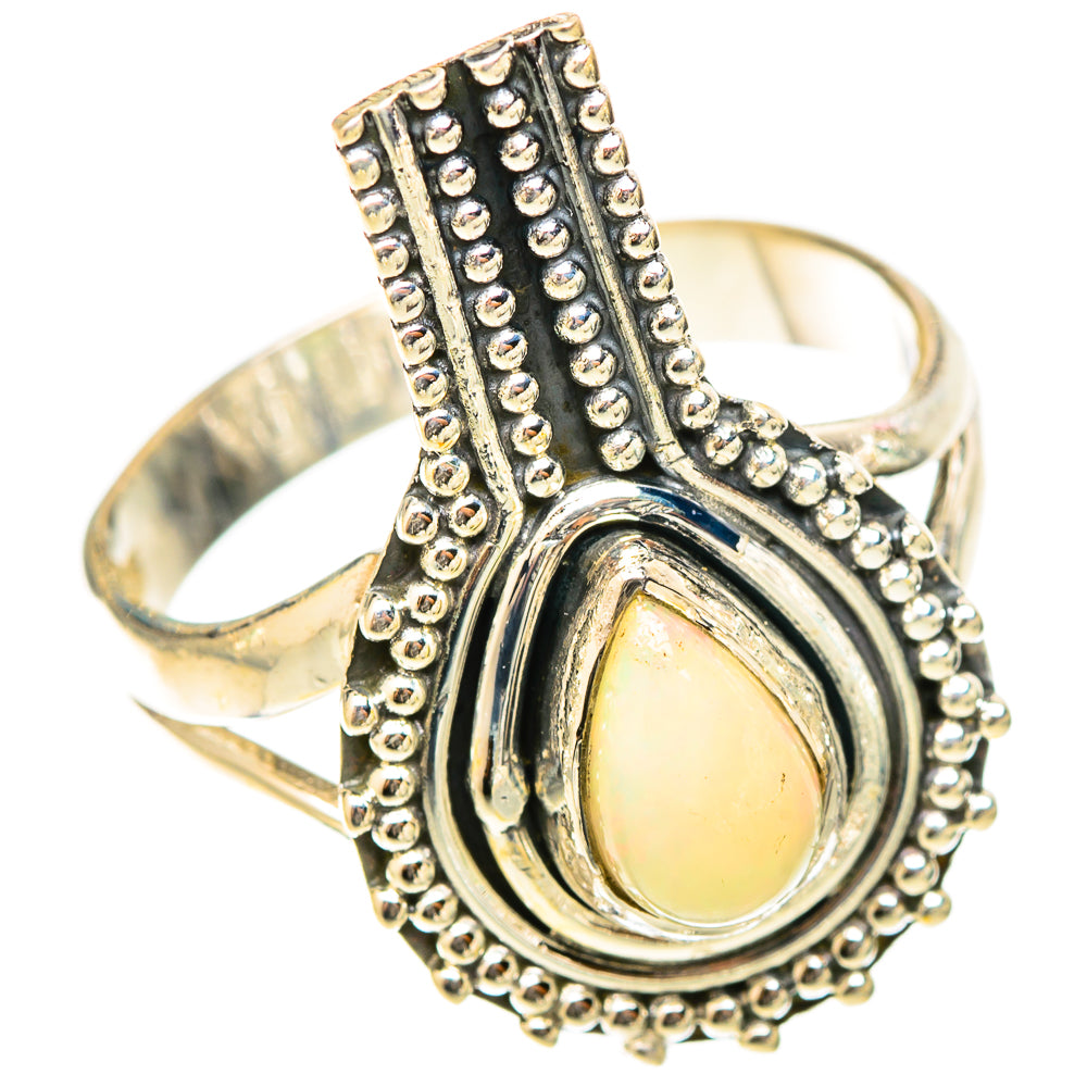 Ethiopian Opal Rings handcrafted by Anasilvercos - RING120820 - Photo 2
