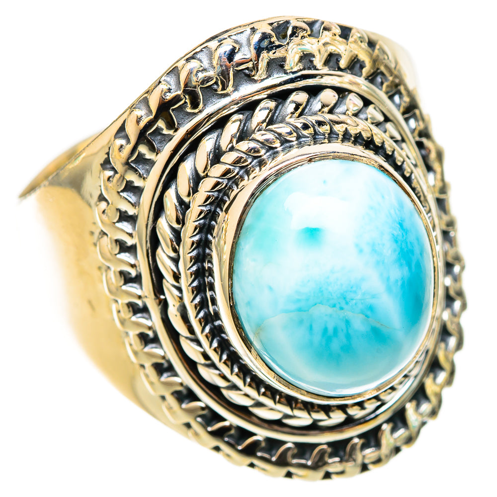 Larimar Rings handcrafted by Anasilvercos - RING120823 - Photo 2