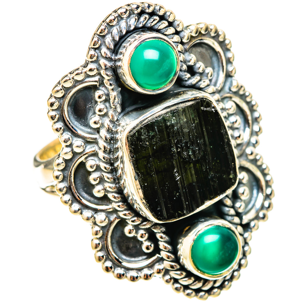 Black Tourmaline Rings handcrafted by Anasilvercos - RING120838 - Photo 2