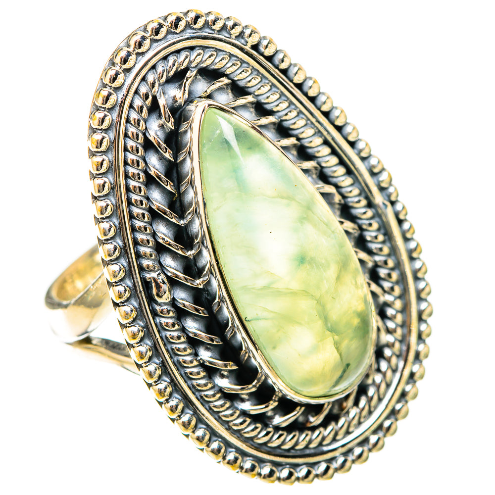 Prehnite Rings handcrafted by Anasilvercos - RING120842 - Photo 2